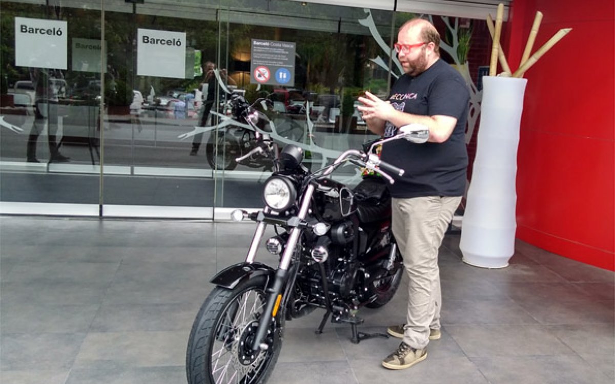 La Macbor Rockster es presentada a la prensa especializada en San Sebastián