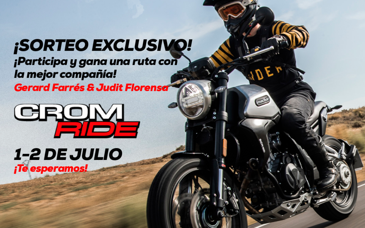 ¡SORTEO EXCLUSIVO! 4 pases VIP para la Crom Ride 2022