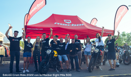 Macbor ha participado en la sexta edición de la Crom Ride Girona 2022
