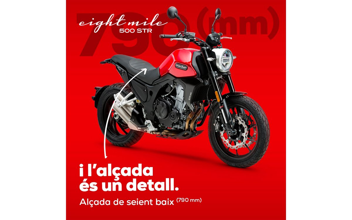 La moto Eight Mile 500 Street marca la diferència