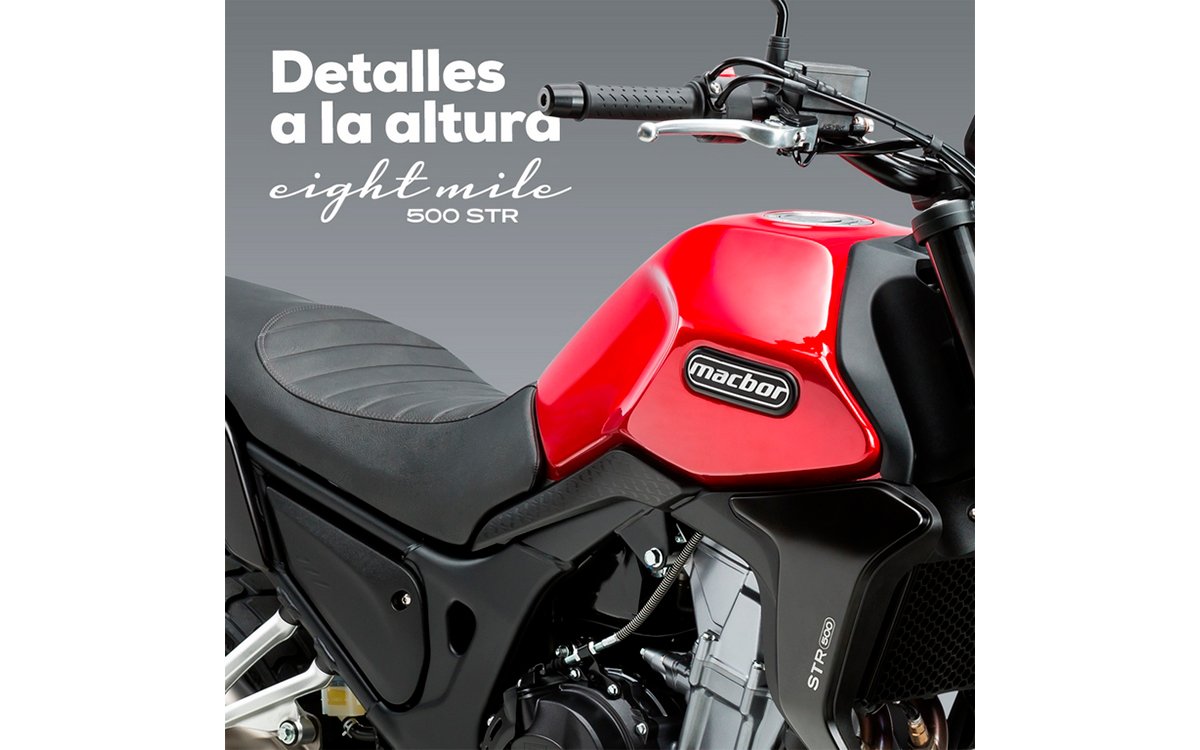 La moto Eight Mile 500 Street marca la diferencia