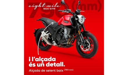 La moto Eight Mile 500 Street marca la diferència