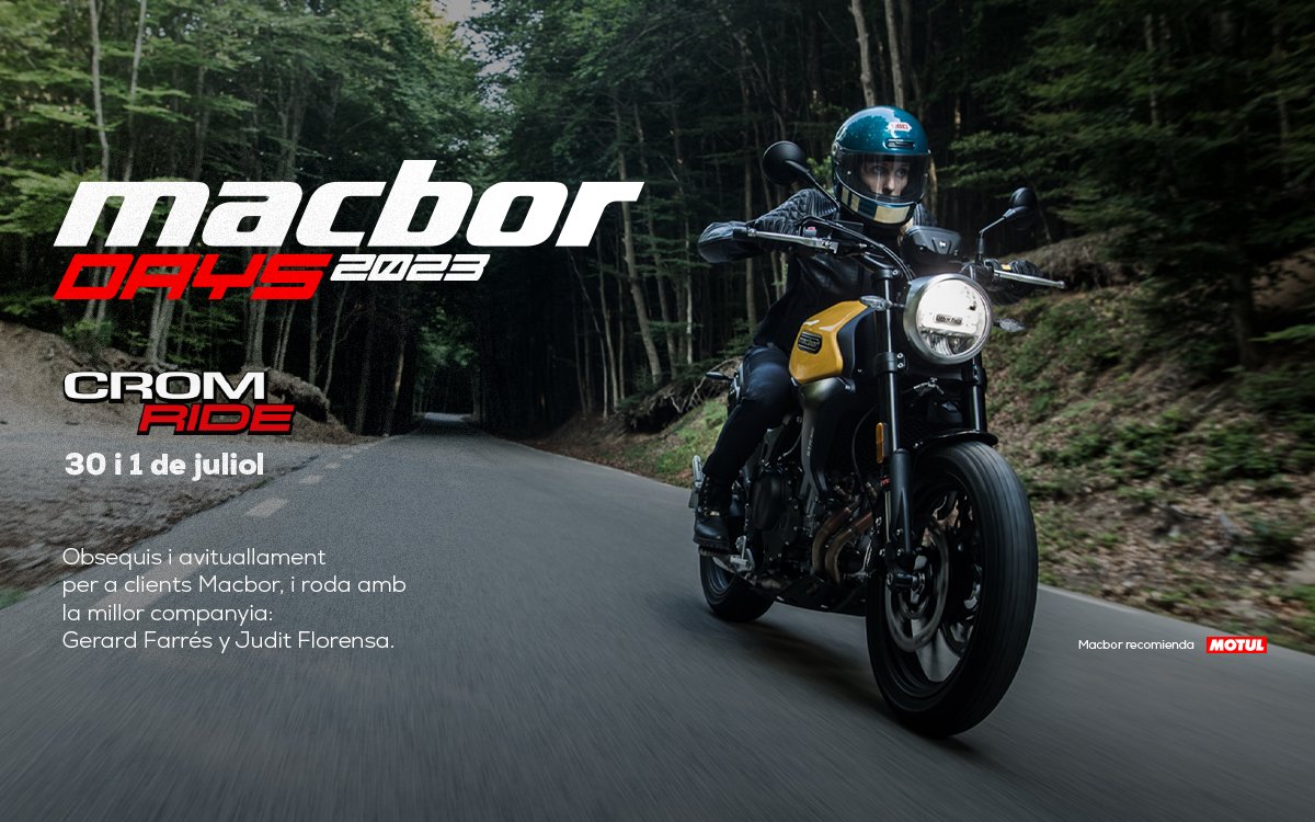Macbor repeteix assistència a l'edició 2023 de la Crom Ride!